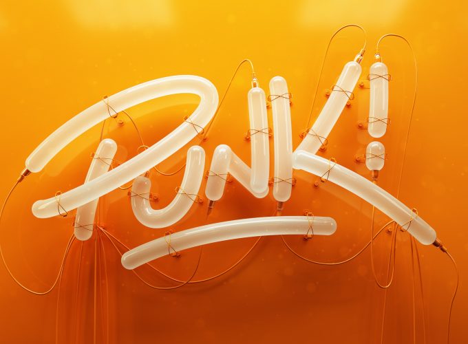 Wallpaper Punk, 3D letters, Typography, HD, Abstract 9163110646
